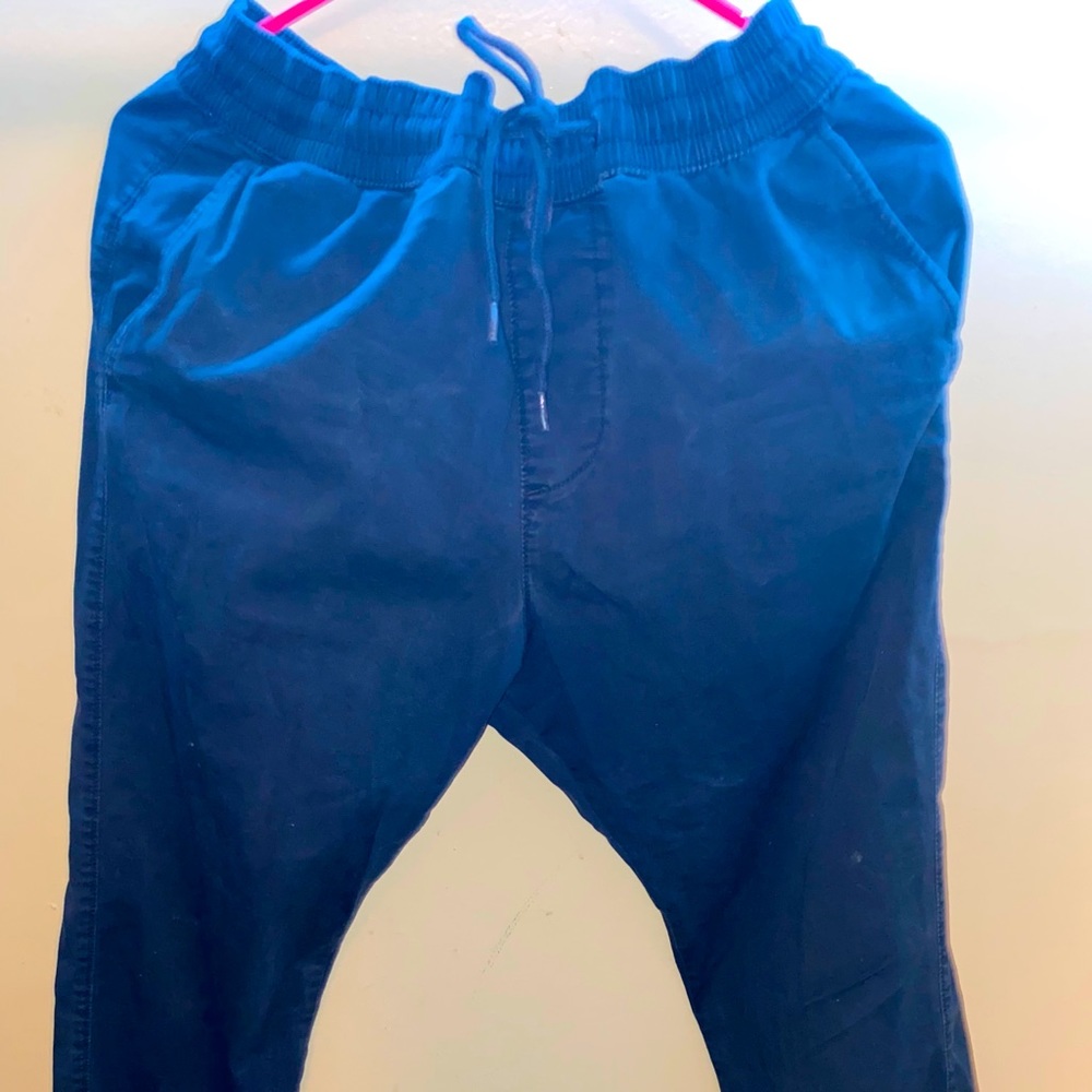 Navy Blue Hollister Joggers